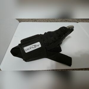 DonJoy Black Lace-Up & Velcro Ankle Brace, Size XS, New Without Tags